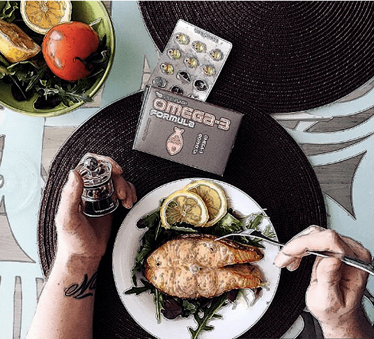 Dieta de la energía para la cena